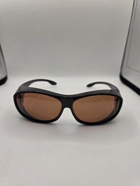 Foster Grant Black VR/AR Glasses with Amber Lenses
